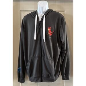Cardinals Dark Gray Full Zip Jacket / Hoodie Men's Size XL